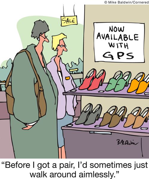 'Before I got a pair, I'd sometimes just walk around aimlessly.'