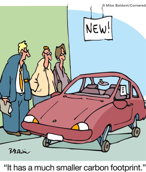 'It has a much smaller carbon footprint.'