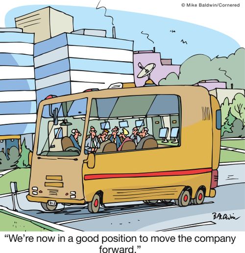 'We're now in a good position to move the company forward.'