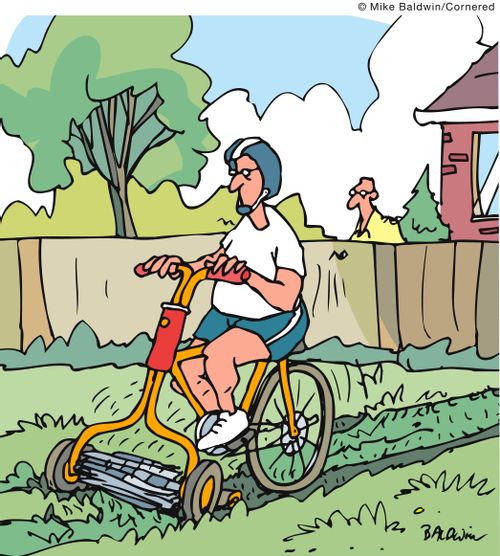 Lawn Mower Bike.