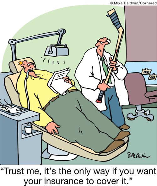 'Trust me, it's the only way if you want your insurance to cover it.'