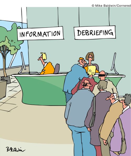 Information. Debriefing.