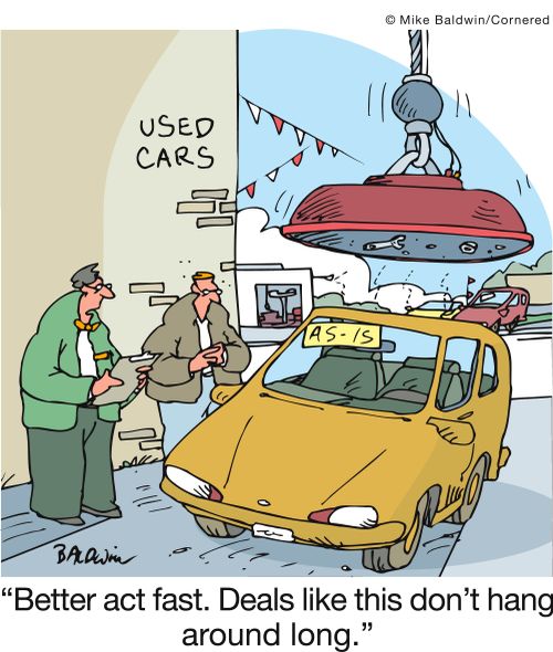 'Better act fast. Deals like this don't hang around long.'