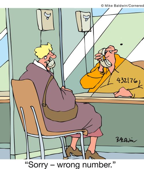 'Sorry - wrong number.'
