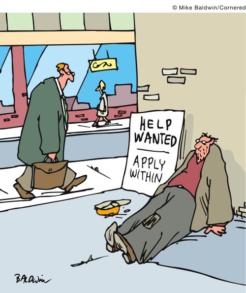 Help wanted. Apply within.