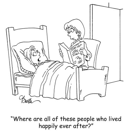 'Where are all these people who lived happily ever after?'