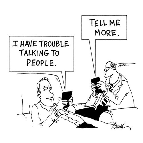 Texting the psychiatrist
