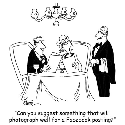 'Can you suggest something that will photograph well for a Facebook posting?'