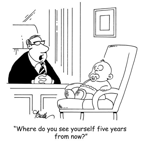 'Where do you see yourself five years from now?'