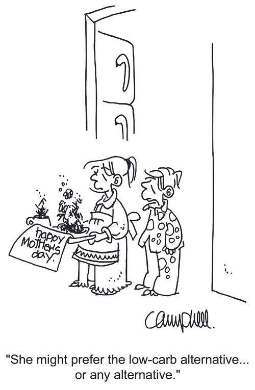 'She might prefer the low-carb alternative...or any alternative.'