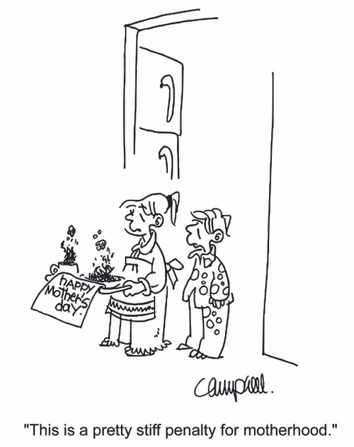 'This is a pretty stiff penalty for motherhood.'