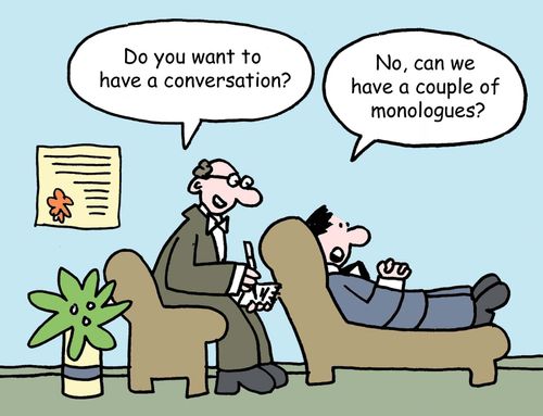 'Do you want to have a conversation?'