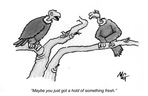 'Maybe you just got a hold of something fresh.'