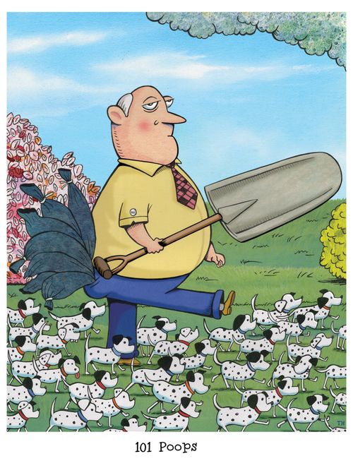 101 Poops - Dalmatian dog walker is in for a torrid time.