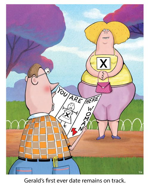 Gerald's first ever date remains on track.