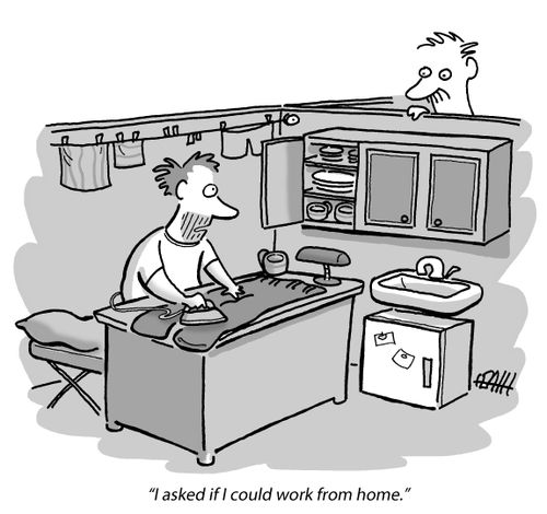 'I asked if I could work from home.'