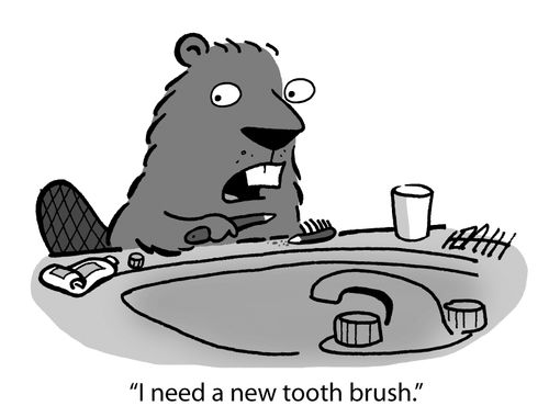 'I need a new tooth brush.'