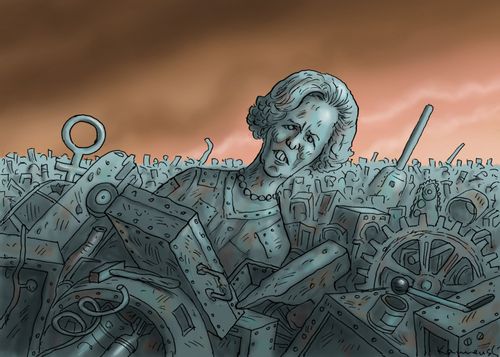Iron Lady Margaret Thatcher
