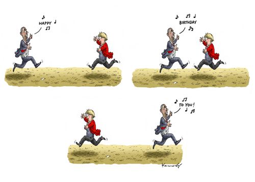 60th Birthday of Angela Merkel