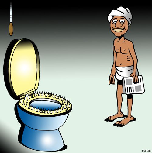 Needle Toilet.