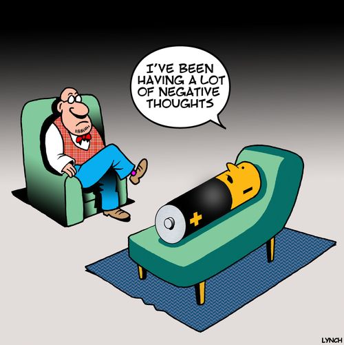 'I've been having a lot of negative thoughts.'