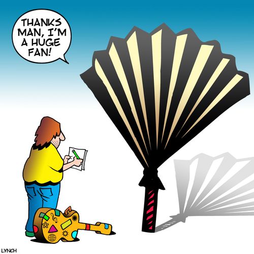 'Thanks man, I'm a huge fan!'