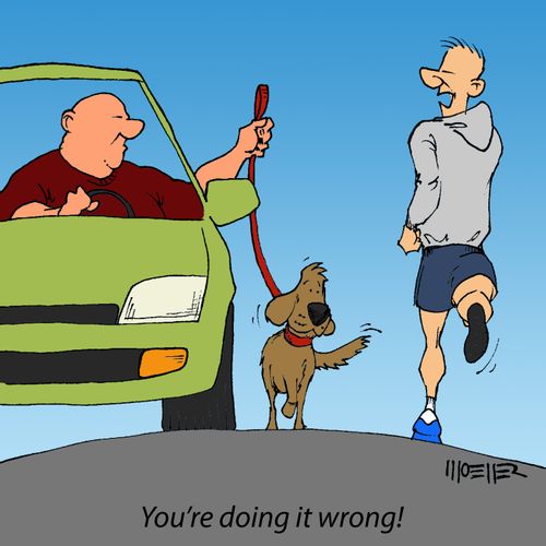 'You're doing it wrong!'