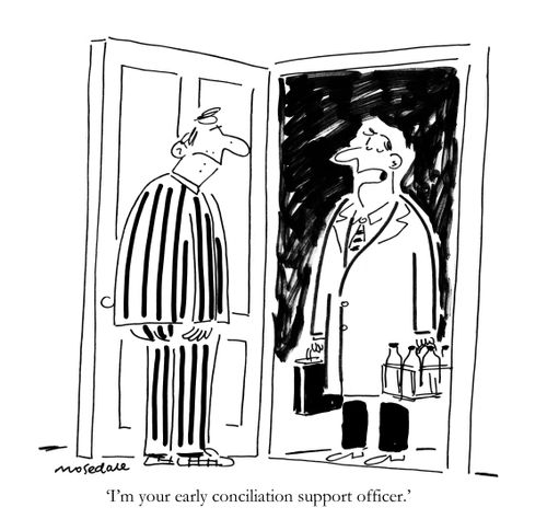 'I'm you early conciliation support officer.'
