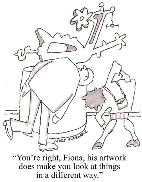 'You're right, Fiona, his artwork does make you look at things in a different way.'