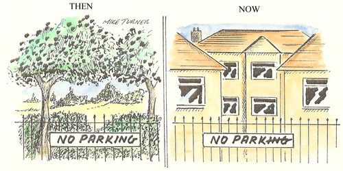 Then and Now: Building over parks.