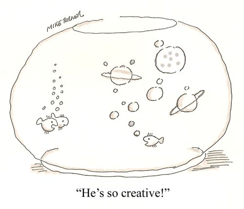 'He's so creative.'