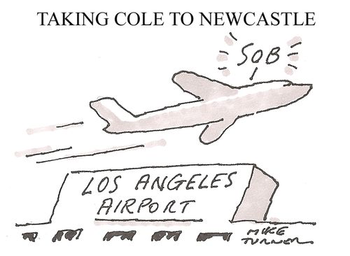 Taking Cole to Newcastle
