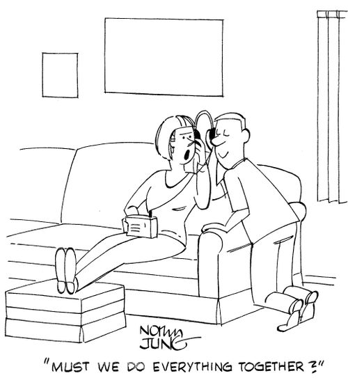 'Must we do everything together?'