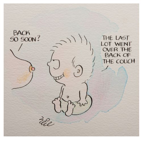 'Back so soon?' 