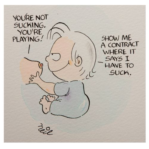 'You're not sucking. You're playing.' 