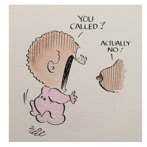 'You called?'  