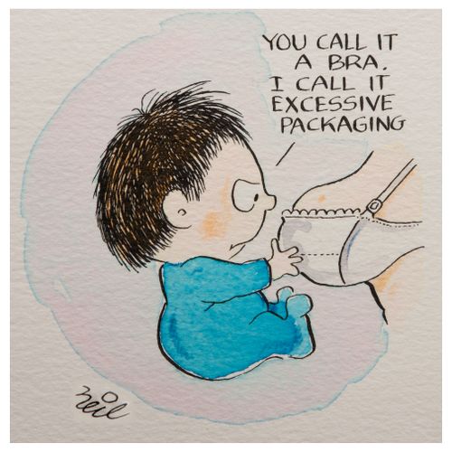 'You call it a bra. I call it excess packaging.'