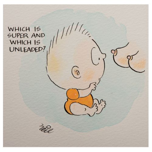 'Which one is Super and which is Unleaded?'