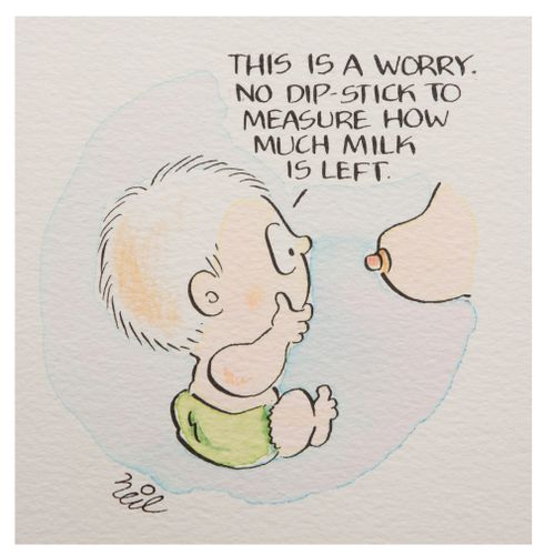 'This is a worry. No dipstick to measure how much milk is left.'