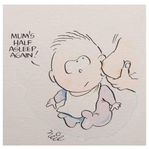 'Mum's half asleep again!'