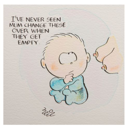 'I've never seen mum change these when they get empty.'