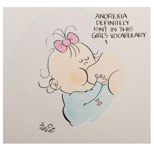 'Anorexia definitely isn't in this girl's vocabulary.'