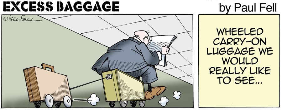 Excess Baggage: Wheeled carry on luggage we would really like to see...
