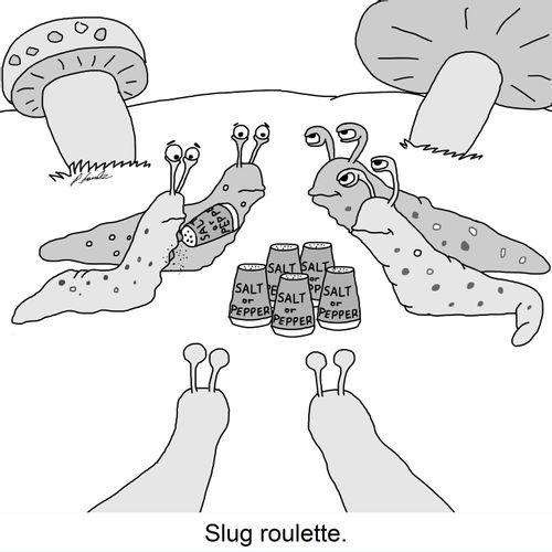 Slug roulette.
