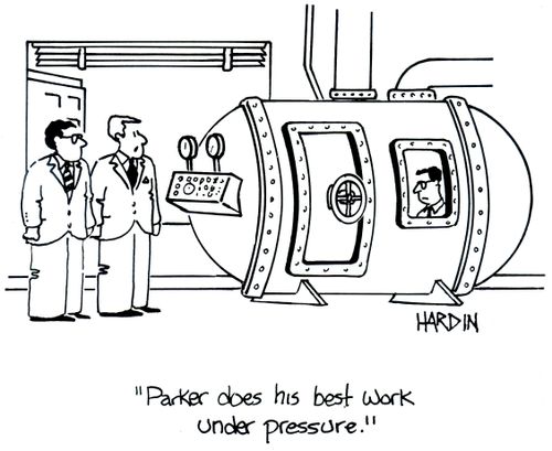 'Parker does his best work under pressure.'