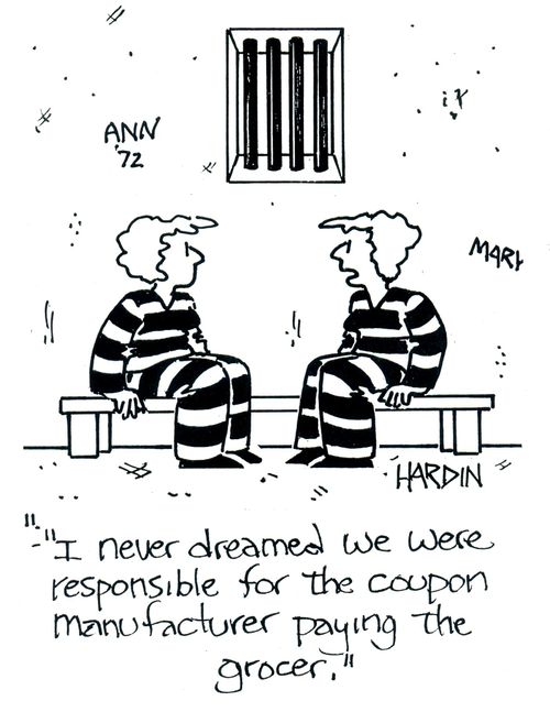 'I never dreamed we were responsible for the coupon manufacturer paying the grocer.'