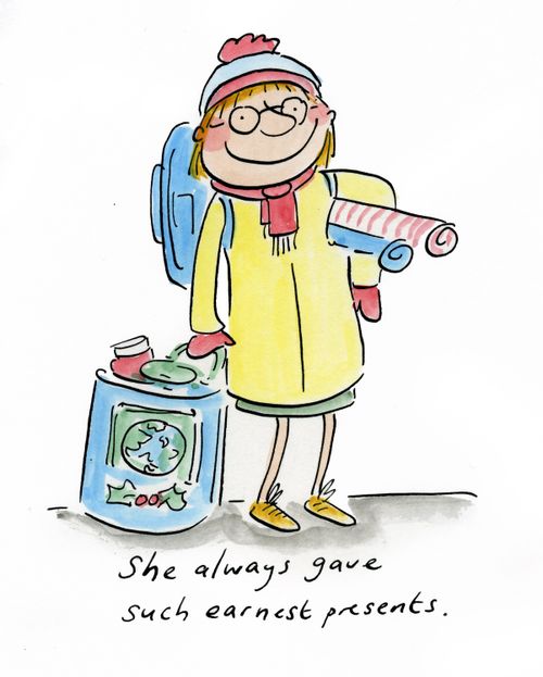 She always gave such earnest presents