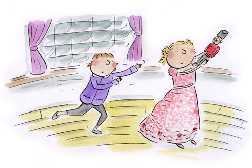 Fritz chasing Clara for her Nutcracker