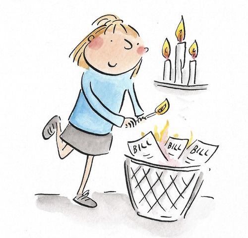 Burning bills