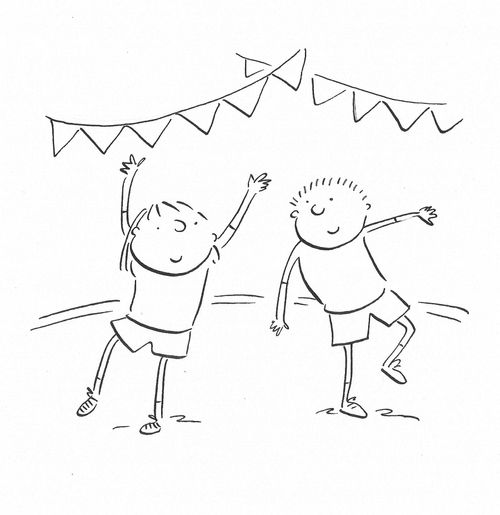 Dancing and Bunting
